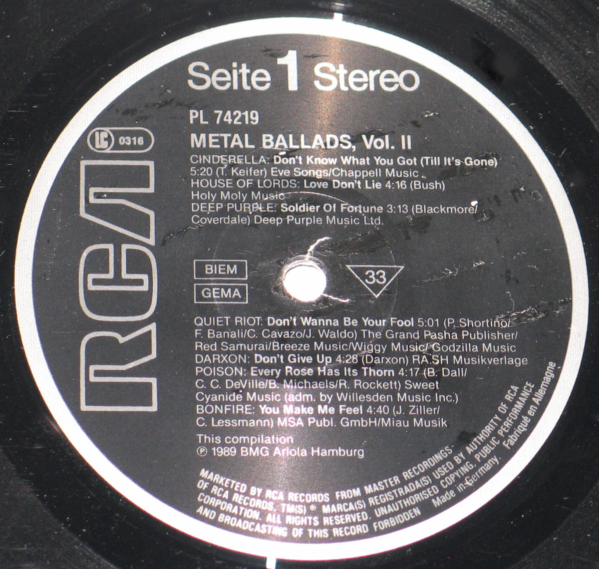 High Resolution #3 Photo METAL BALLADS - VOL 2 